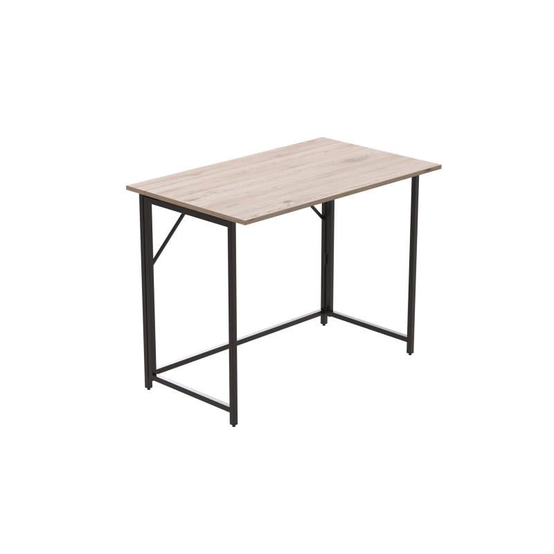 Стол письменный раскладной Ferrum Decor 100x60х75 см Дуб Сан марино/Черный (28341280)