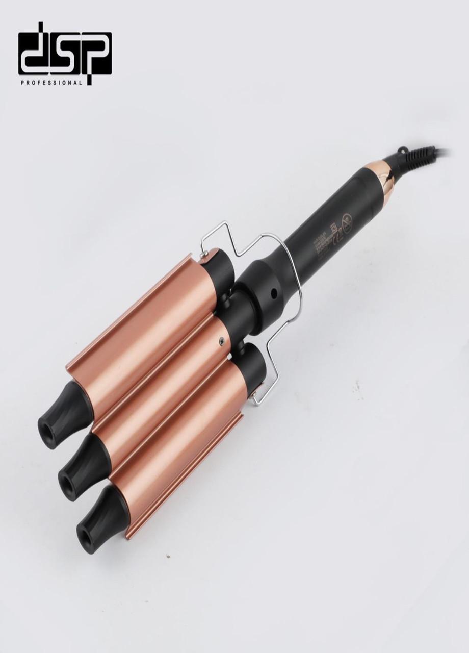 Плойка на три хвилі з керамічним покриттям для укладання волосся 25 мм (DSP 20179) - фото 6 Плойка на три хвилі з керамічним покриттям для укладання волосся 25 мм (DSP 20179) - фото 6