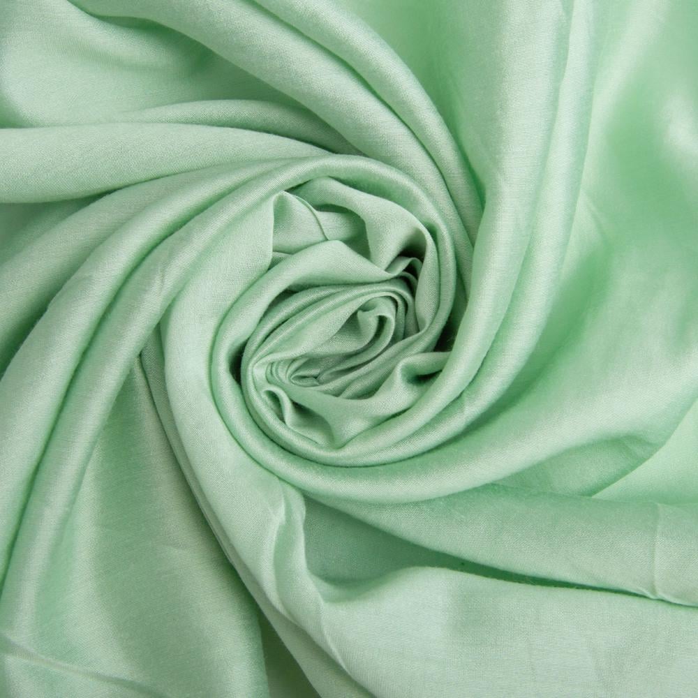 Ткань платечная Жемчужина 82 гр/м2 150 см вискоза для платьев/блуз/аксессуаров Мятный