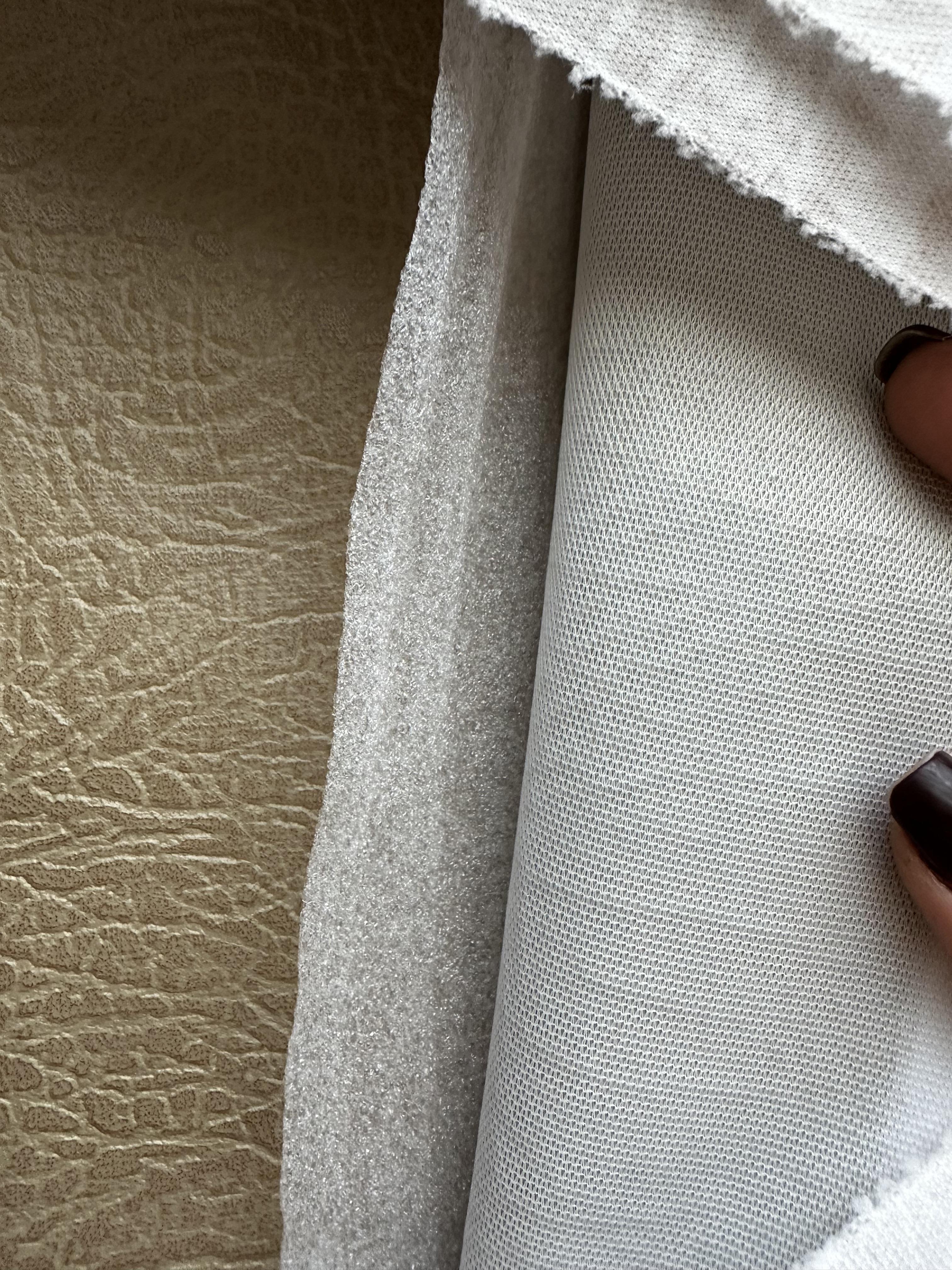 Комплект дверной обивки с тиснением Элеганс 200х100 см Бежевый - фото 2