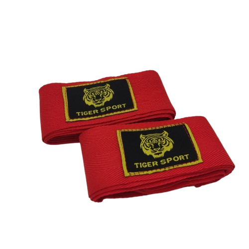 Бинт боксерский TigerSport 2,5 м хлопок Красный (151573)