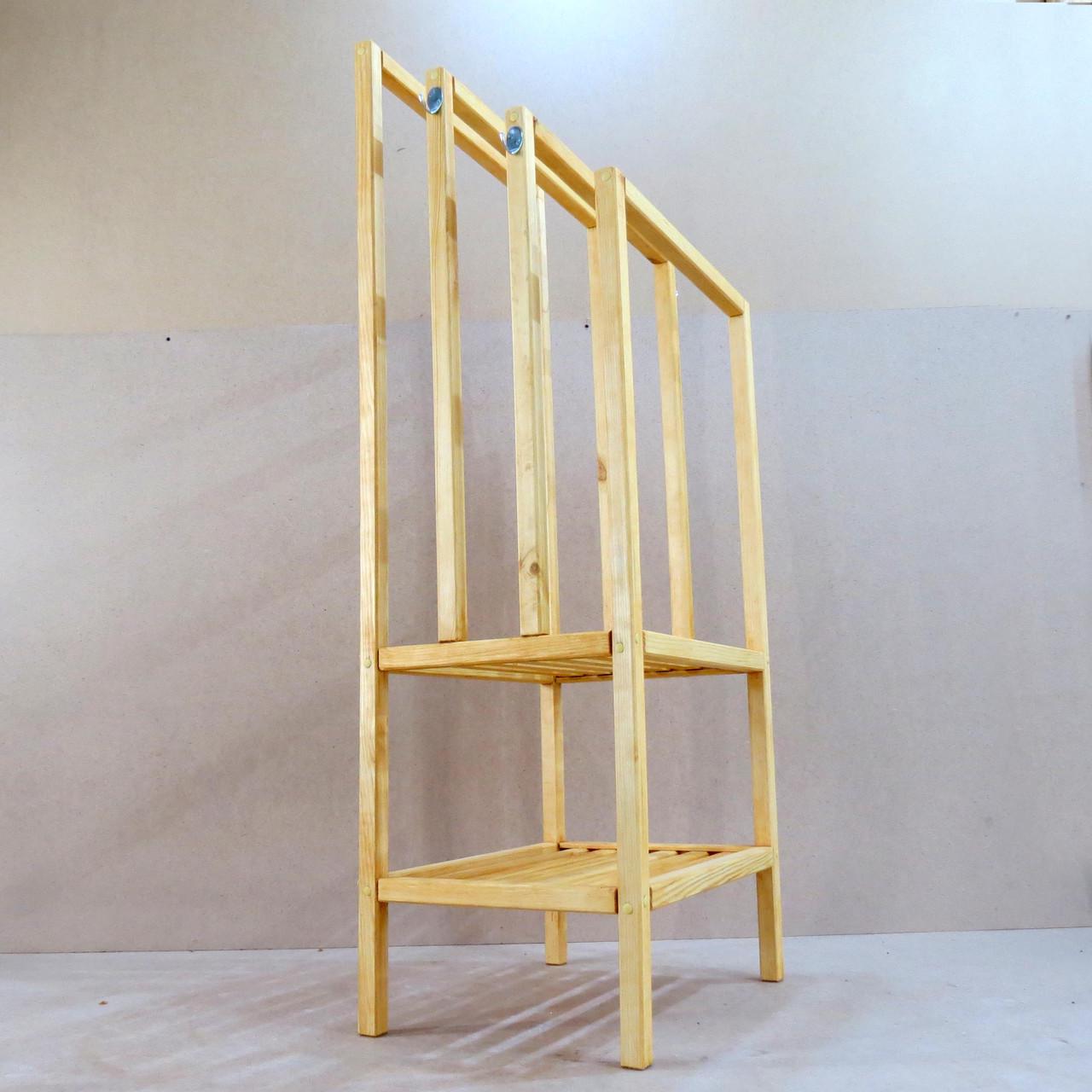 Стойка/вешалка напольная из дерева Шрадер Ваниль (СШВ-001902) - фото 3