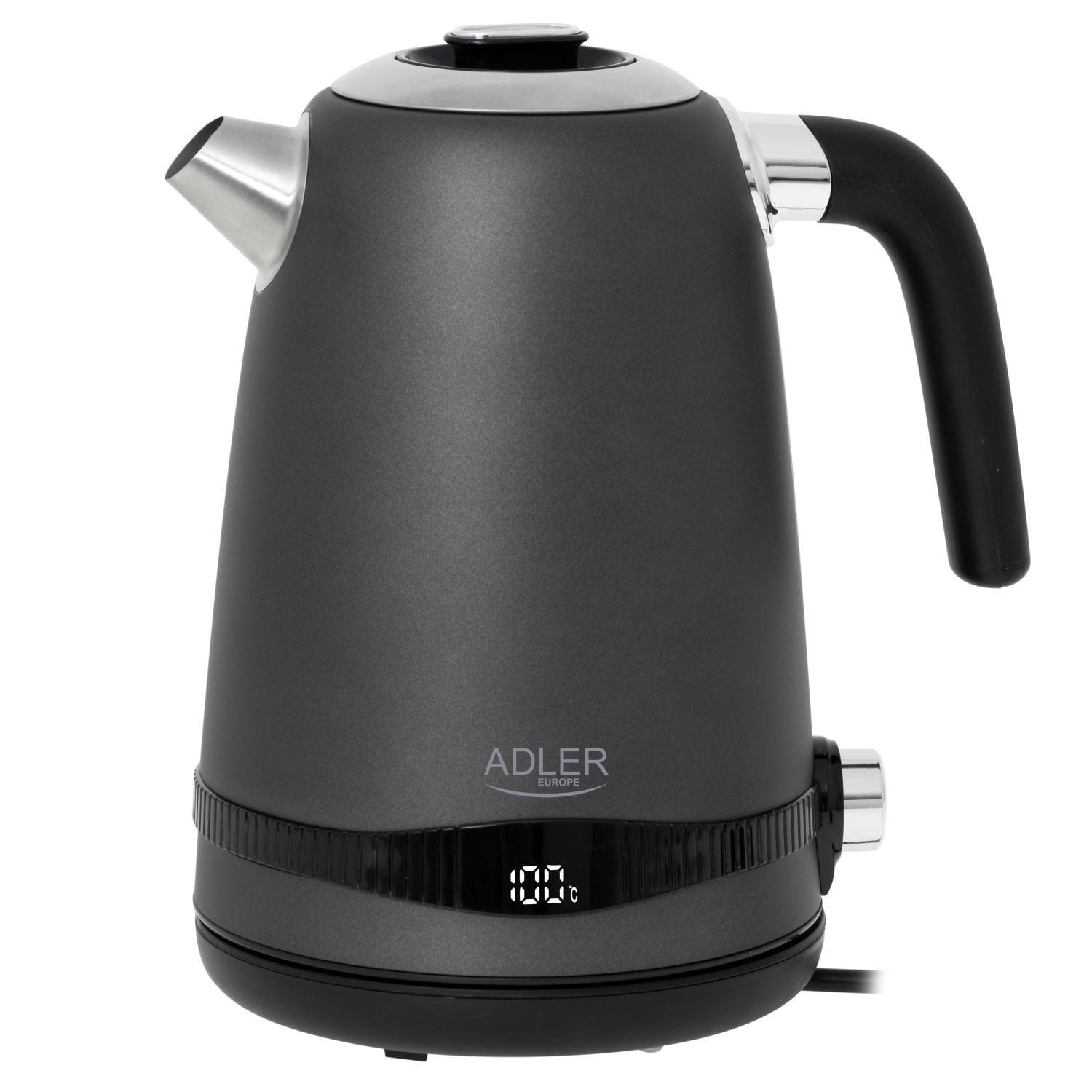 Электрочайник Adler AD 1295 1.7 л 2200 Вт Серый (636593)