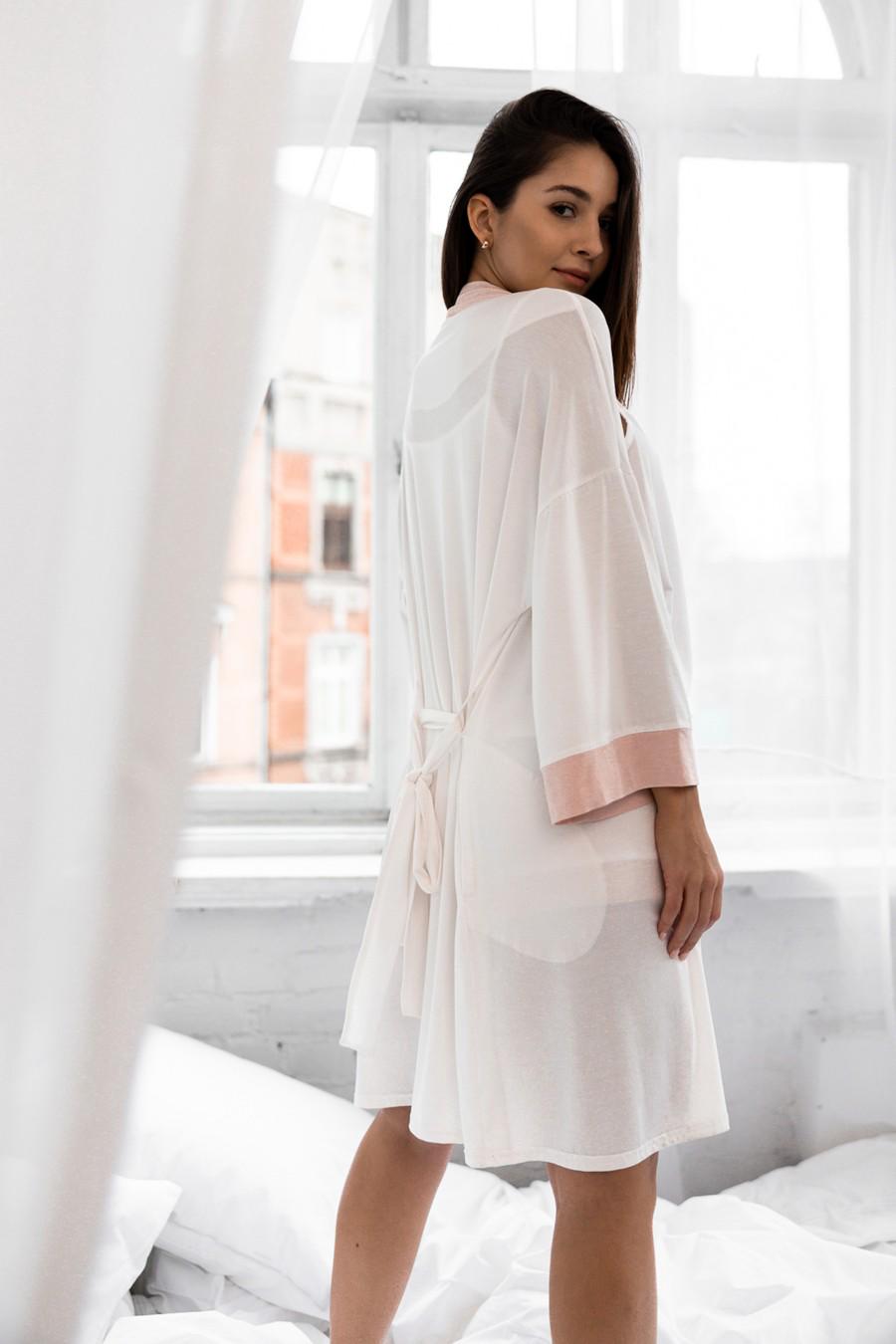 Халат Sensis р. 42/44 S/М Шампань/Розовый (75801)