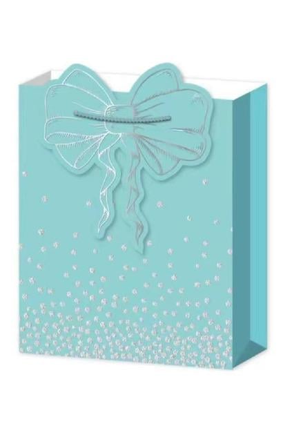 Пакет подарунковий паперовий Bow 3D M 26x32x10 см (R94891-M)
