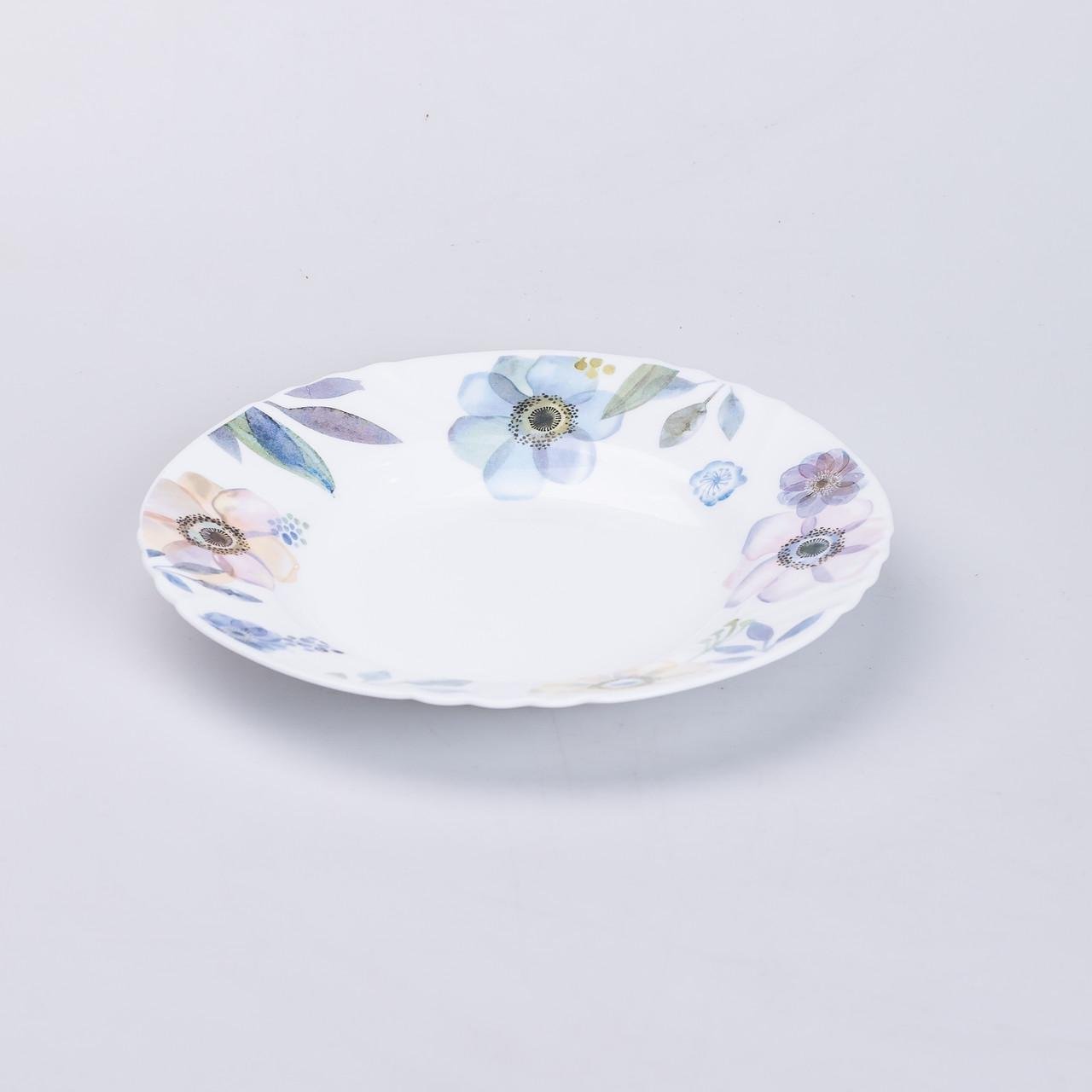 Сервіз столовий керамічний на 6 персон 18 предметів Білий (5385) - фото 4 Сервіз столовий керамічний на 6 персон 18 предметів Білий (5385) - фото 4