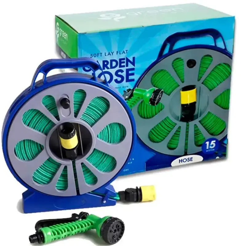 Шланг поливальний BB-4302 15 м котушка з розпилювачем - фото 6 Шланг поливальний BB-4302 15 м котушка з розпилювачем - фото 6