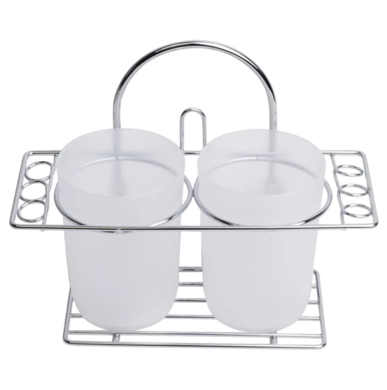 Стакан для зубных щеток двойной Besser 0127 20х8,5х16 см (NA001566)