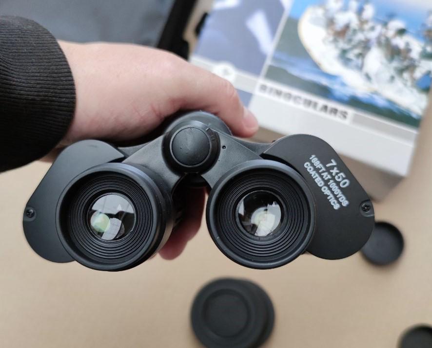 Бинокль водонепроницаемый с защитным клапаном линз 7x50 мм (1756375468) - фото 4