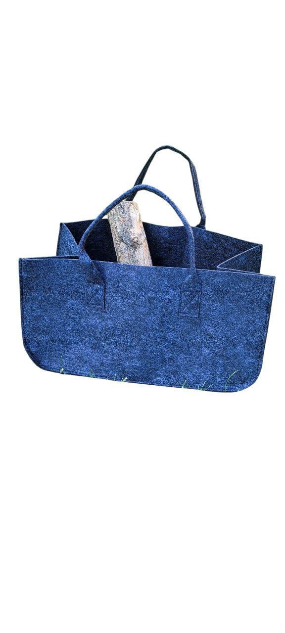 Сумка для дров войлок Серый (2648658594)