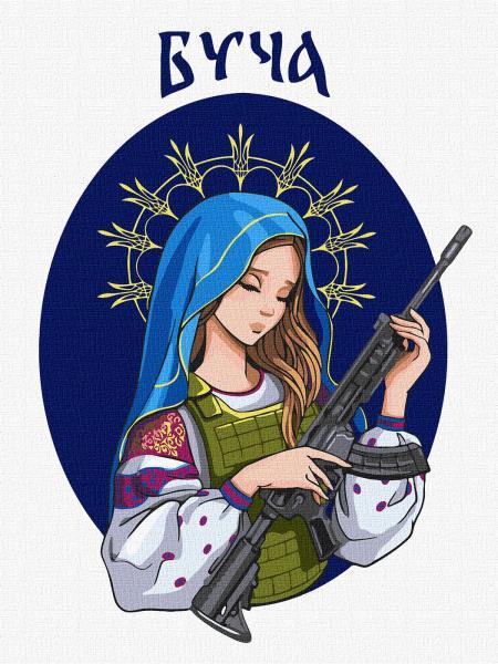 Картина по номерам Идейка Буча 30х40 см в термопакете (КНО4877-mt)