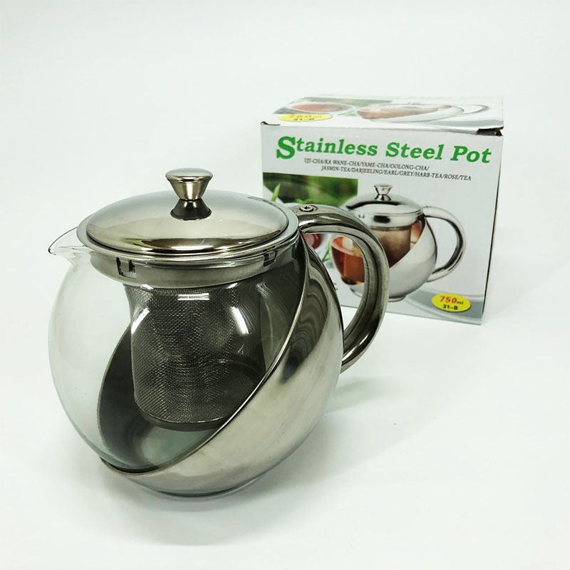 Заварочный чайник Unique UN-1162 стеклянный 750 мл (26202721) - фото 8 Заварочный чайник Unique UN-1162 стеклянный 750 мл (26202721) - фото 8