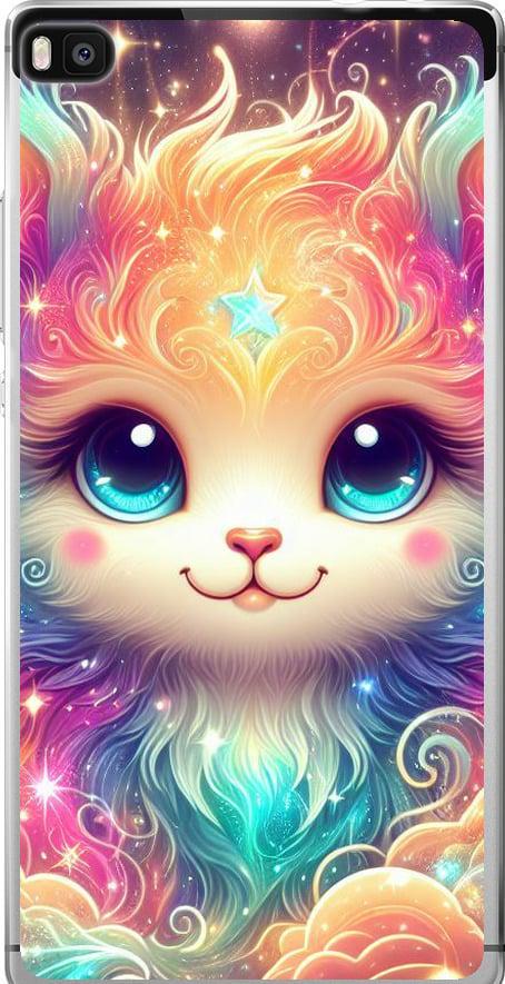 Чехол на Huawei Ascend P8 Сказочный котенок (5813u-123-42517)