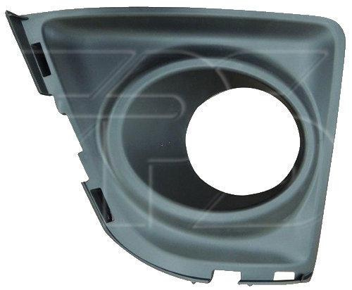 Решетка бампера AVTM Toyota Corolla 13-16 левая с отверстиями для противотуманок под молдинг (7037 911)