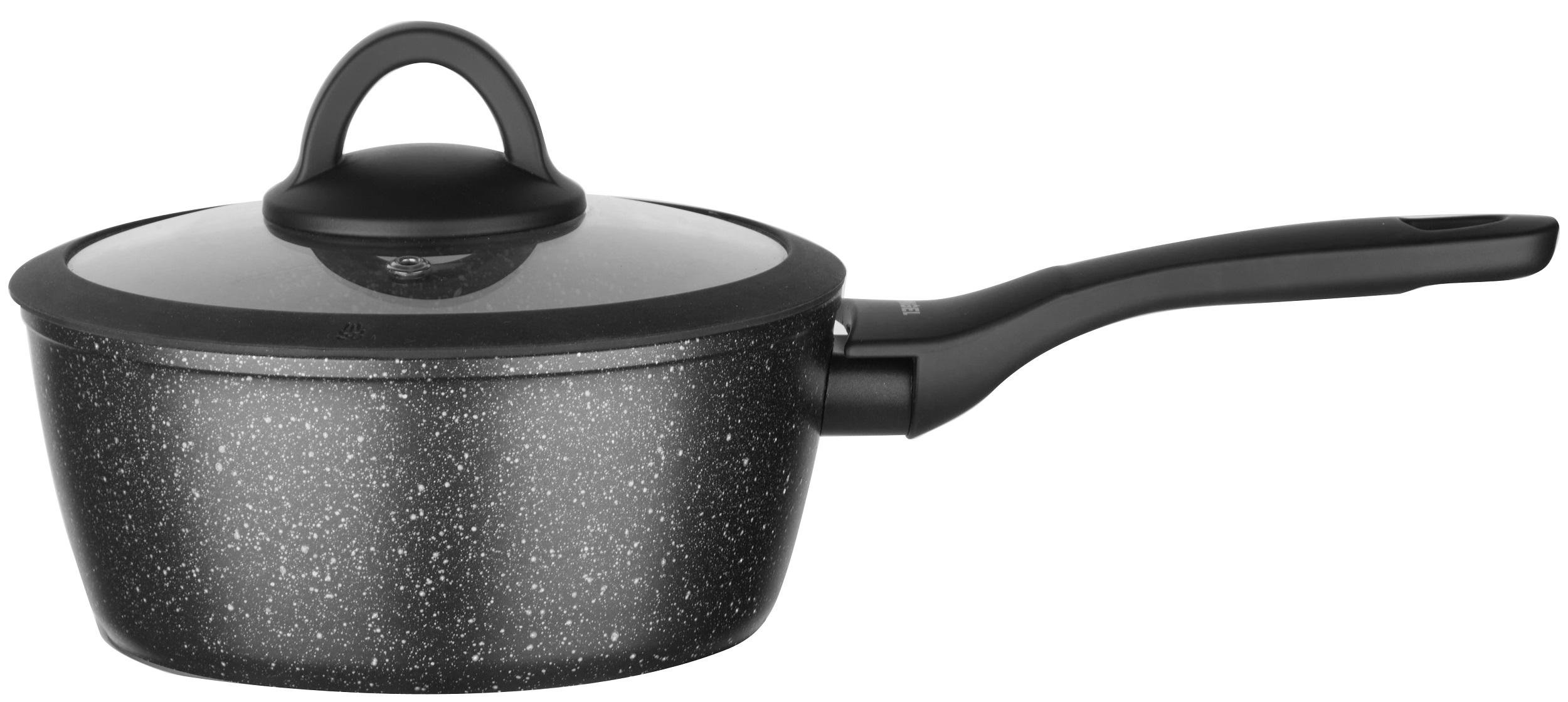 Ковш с крышкой RINGEL Zira алюминиевый 16 см 1,2 л (RG-41006-16)