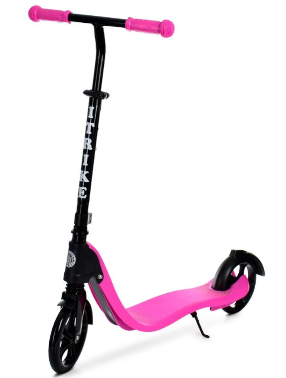 Самокат взрослый ITrike складной Розовый (SR 2-082-P)