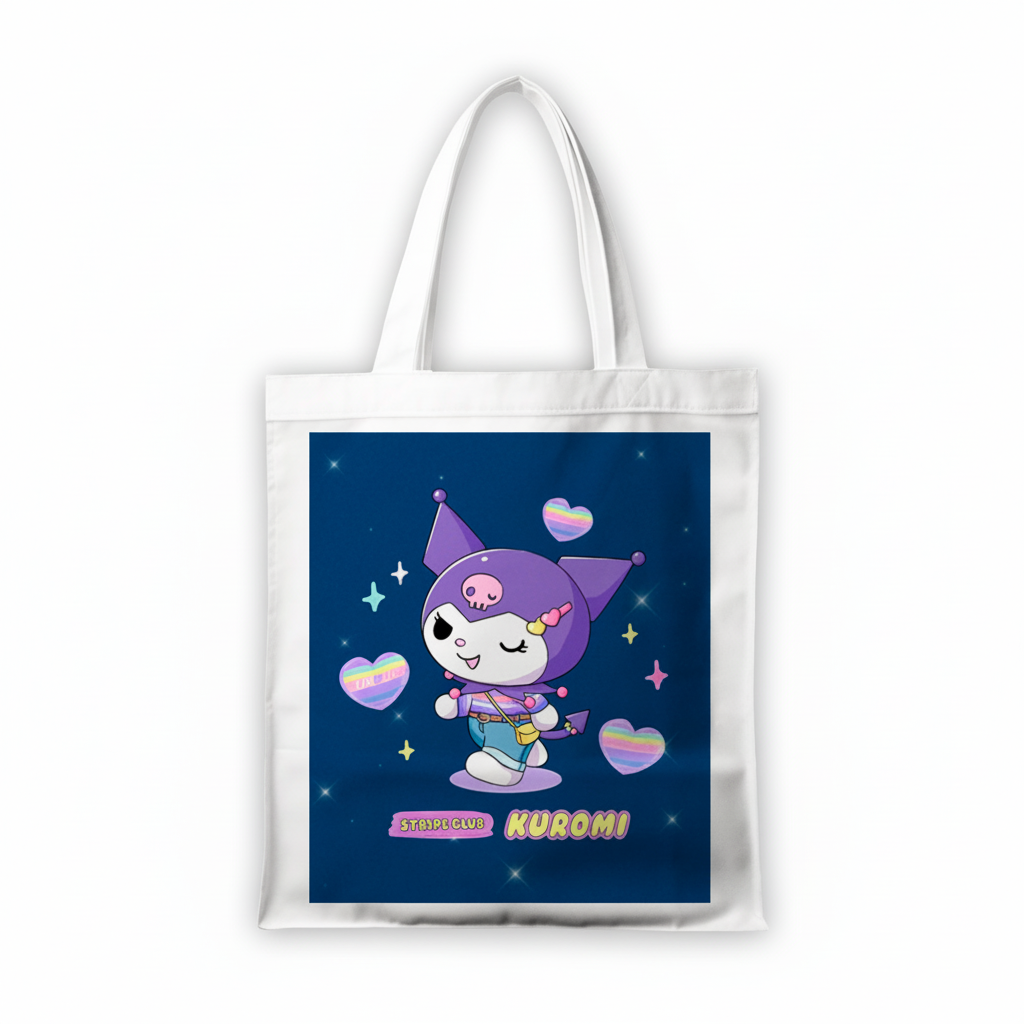 Сумка-шопер Onegai My Melody Куроми из габардина Белый (29680)