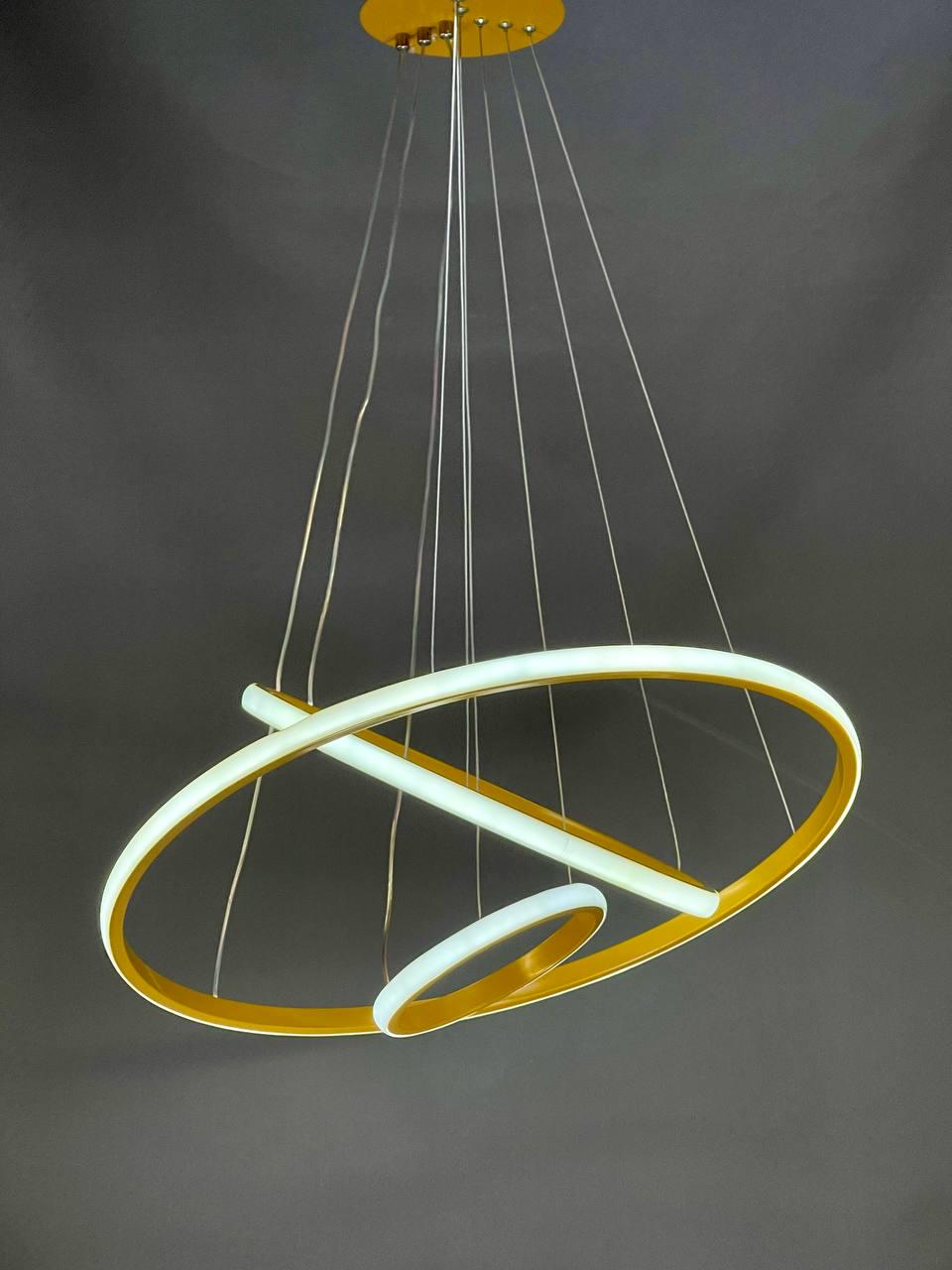 Люстра светодиодная Zilini ER011/60/40/20 110W Золотой (23916374) - фото 5 Люстра светодиодная Zilini ER011/60/40/20 110W Золотой (23916374) - фото 5