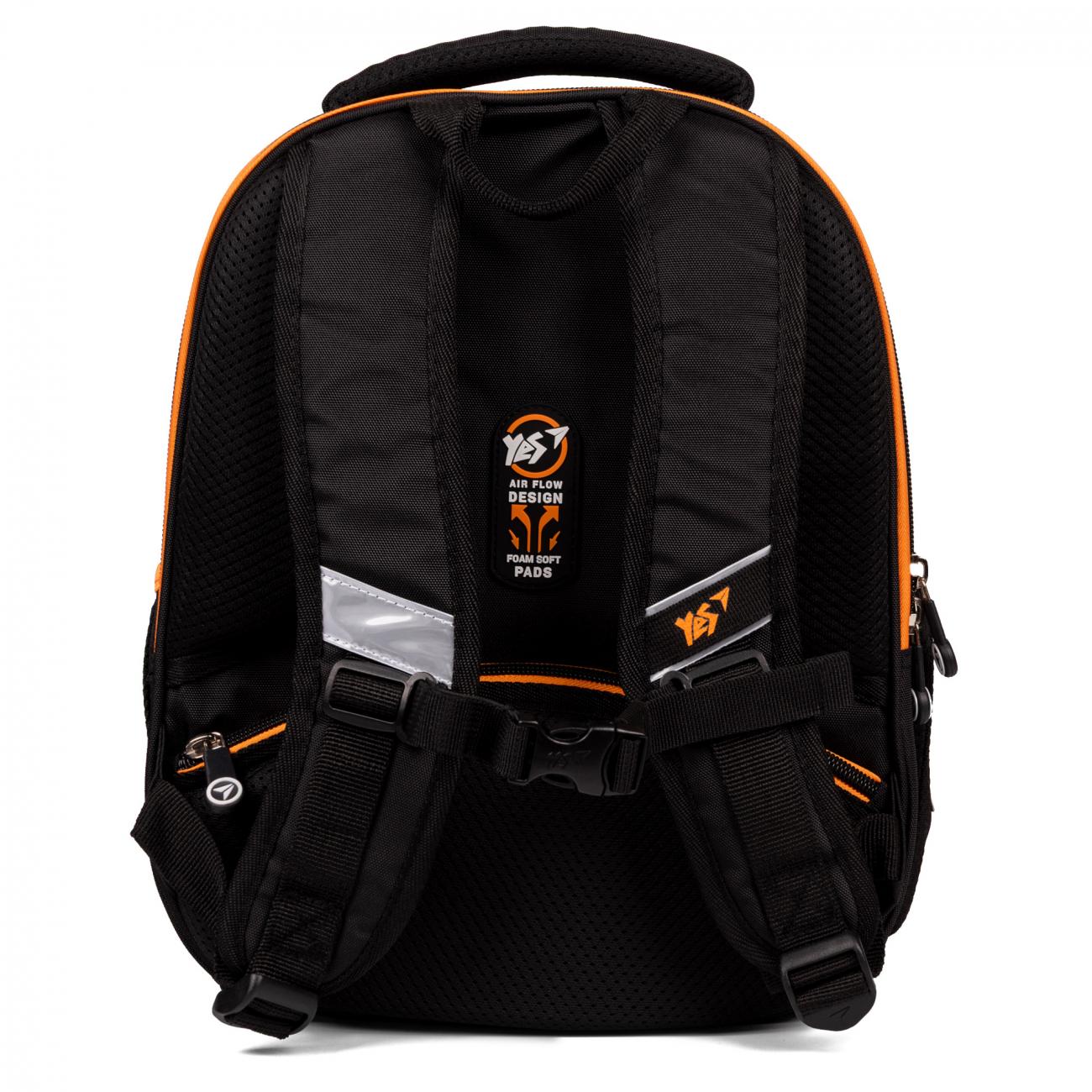 Рюкзак шкільний каркасний з ортопедичною спинкою YES H-100 Space (000995070) - фото 3 Рюкзак шкільний каркасний з ортопедичною спинкою YES H-100 Space (000995070) - фото 3