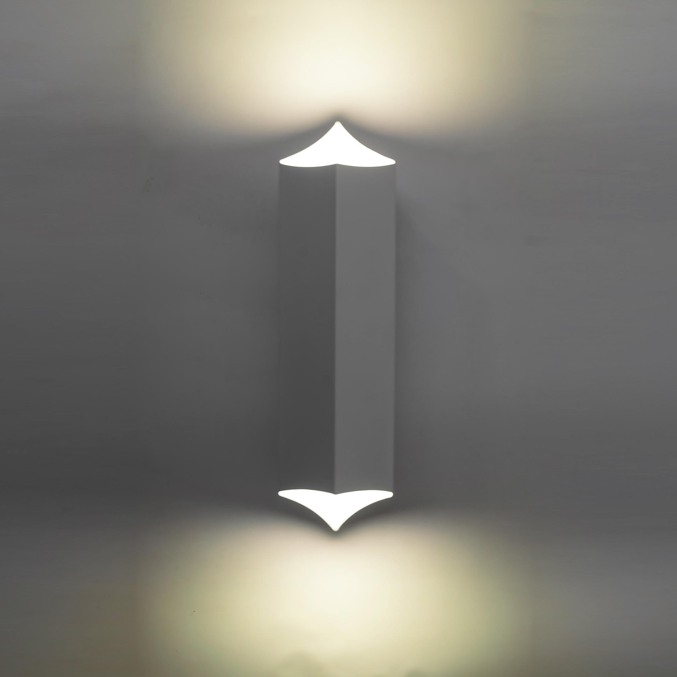 Светильник настенный MSK ELECTRIC Mystery Е27 NL 3180 WH под две лампы (86861)