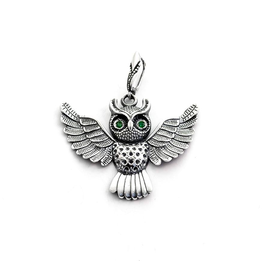Подвеска серебряная в виде совы Maxi Silver 8798 (88798)
