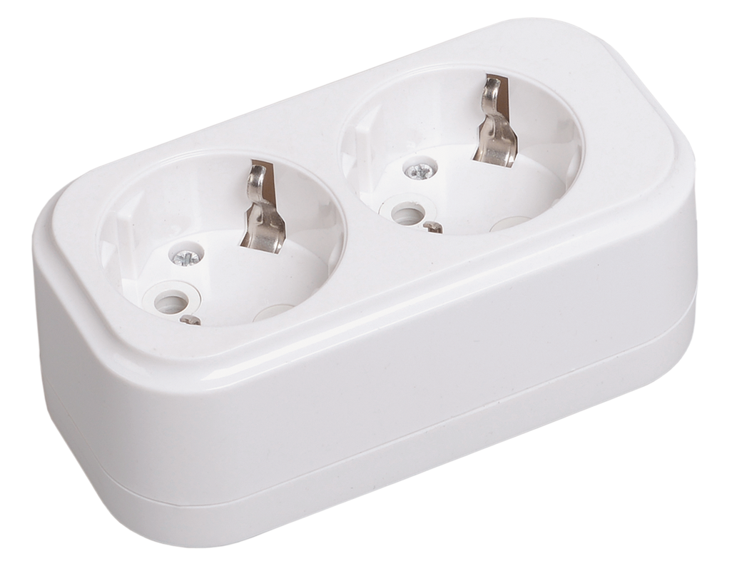 Розетка переносная УЭК К02 Classic 16A IP20 2 места пластик (KYP11-16-02-00-Z) Розетка переносная УЭК К02 Classic 16A IP20 2 места пластик (KYP11-16-02-00-Z)