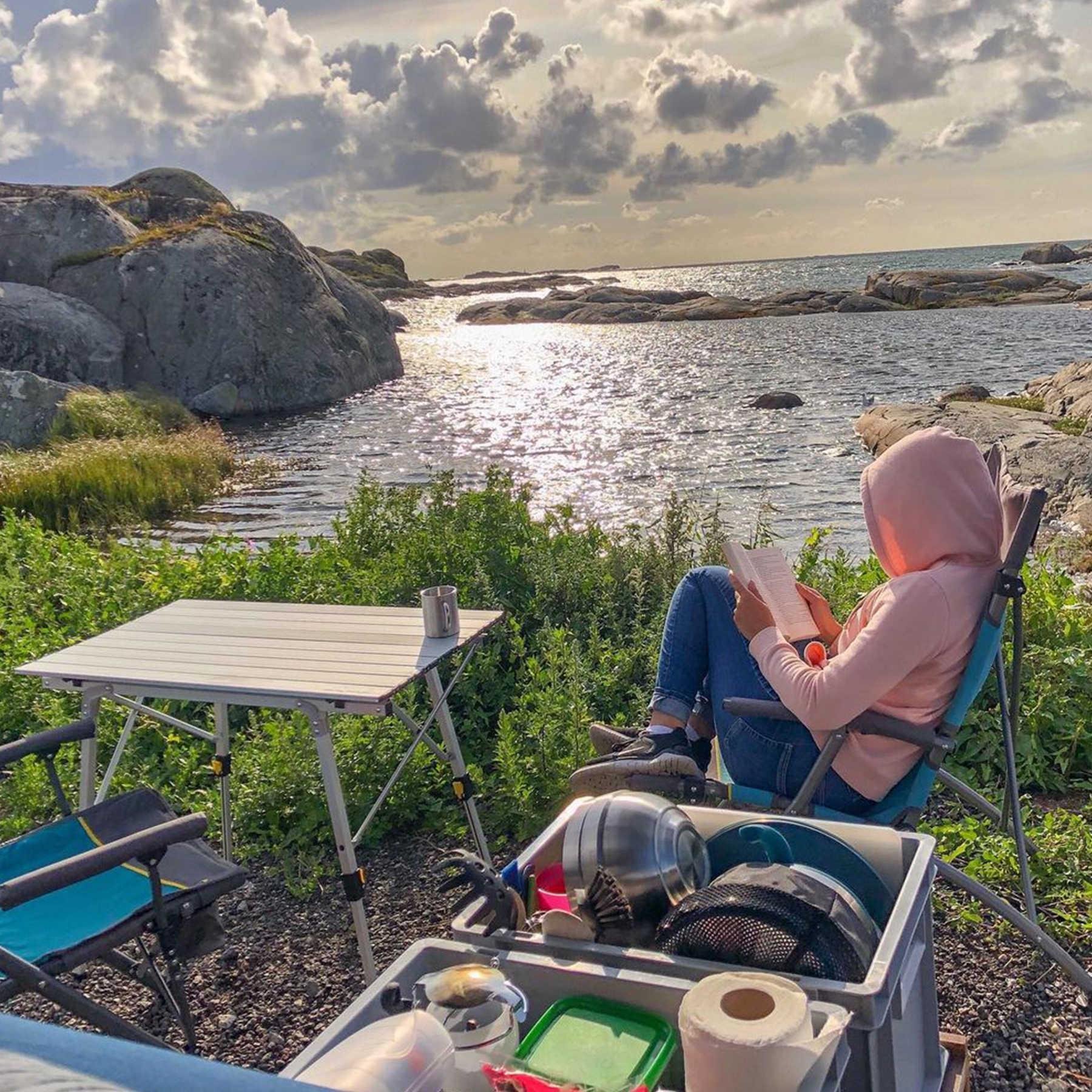 Стіл туристичний Uquip Variety M Grey (244112) - фото 10