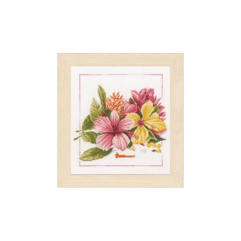Набір для вишивки хрестиком Lanarte PN-0157495 Amaryllis Bouquet (18716)
