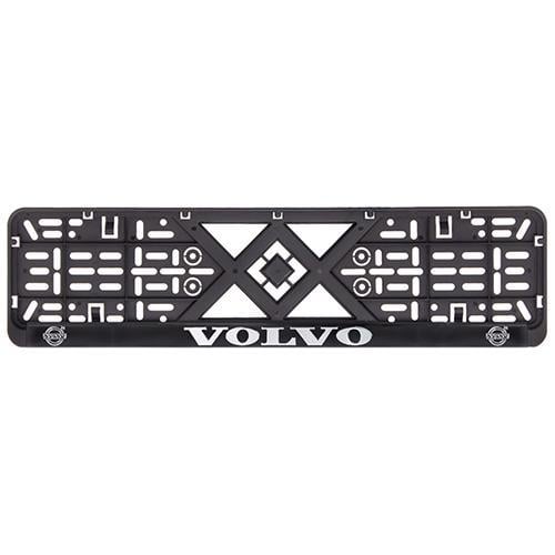 Рамка номерного знака Volvo пластиковая c хромированной надписью