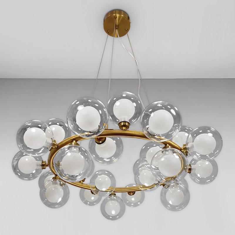 Люстра подвесная Light House LS-18066-25 Бронзовый/Прозрачный