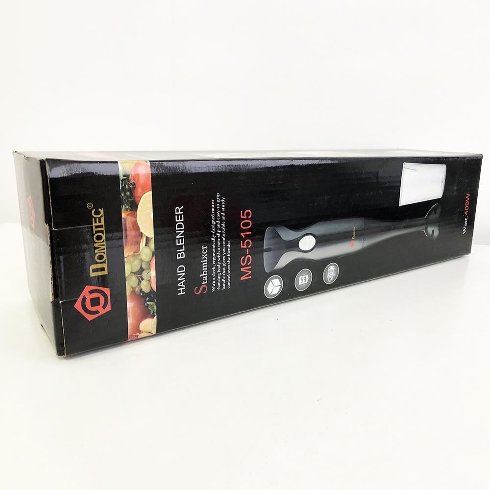 Блендер DOMOTEC занурювальний 400 Вт пластик/стакан (MS-5105) - фото 10