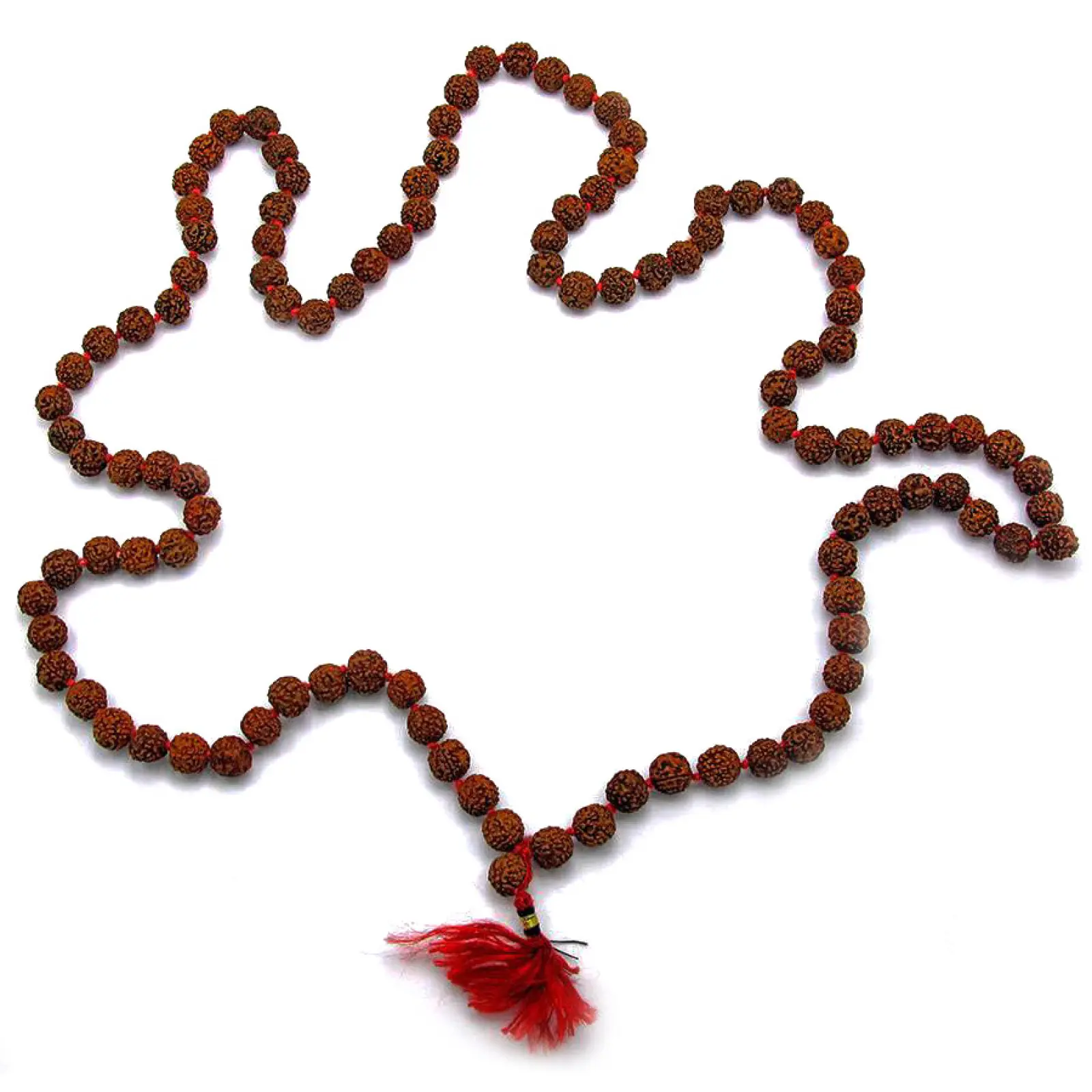 Чотки з рудракші 50 см (18311)