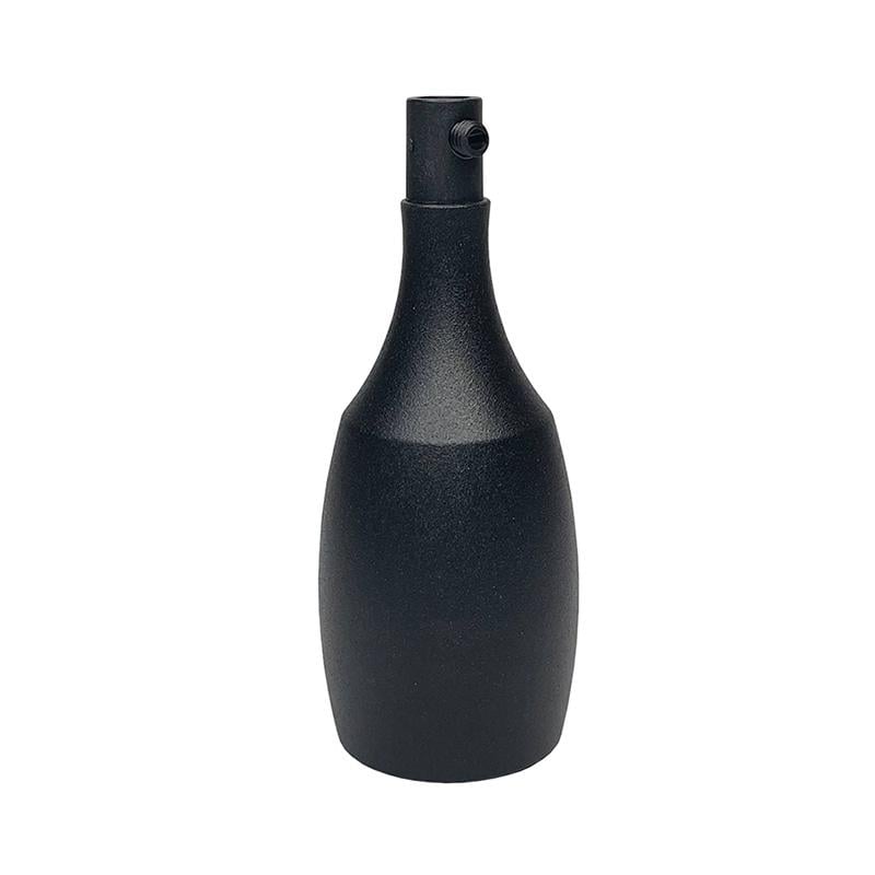 Патрон декоративный Smooth Bottle E27 Black (6596)
