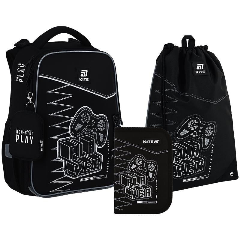 Шкільний набір KITE Education Player SET K25-531M-3 рюкзак/пенал/сумка