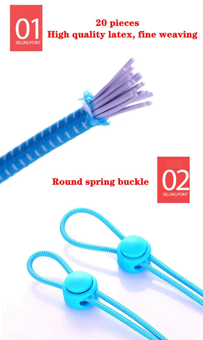 Шнурки для кросівок SMATLELF T1 із затяжкою 1 пара 100 см Navy Blue (69994) - фото 8 Шнурки для кросівок SMATLELF T1 із затяжкою 1 пара 100 см Navy Blue (69994) - фото 8