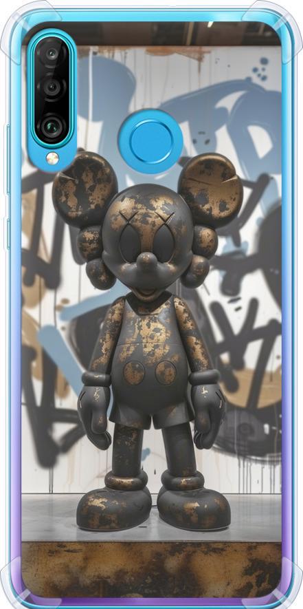Чехол на Huawei P30 Lite Bronze kaws v2 (6098sp-1651-42517)