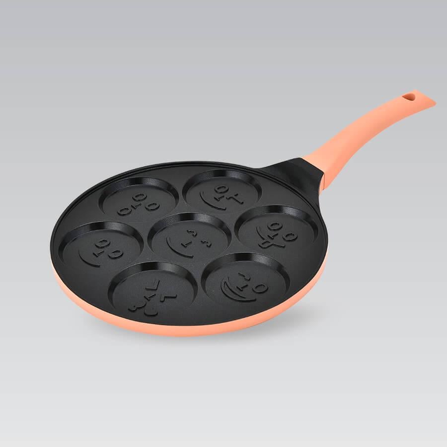 Сковорода индукционная для оладий Maestro MR-1222-B Smile 26 см Сковорода индукционная для оладий Maestro MR-1222-B Smile 26 см