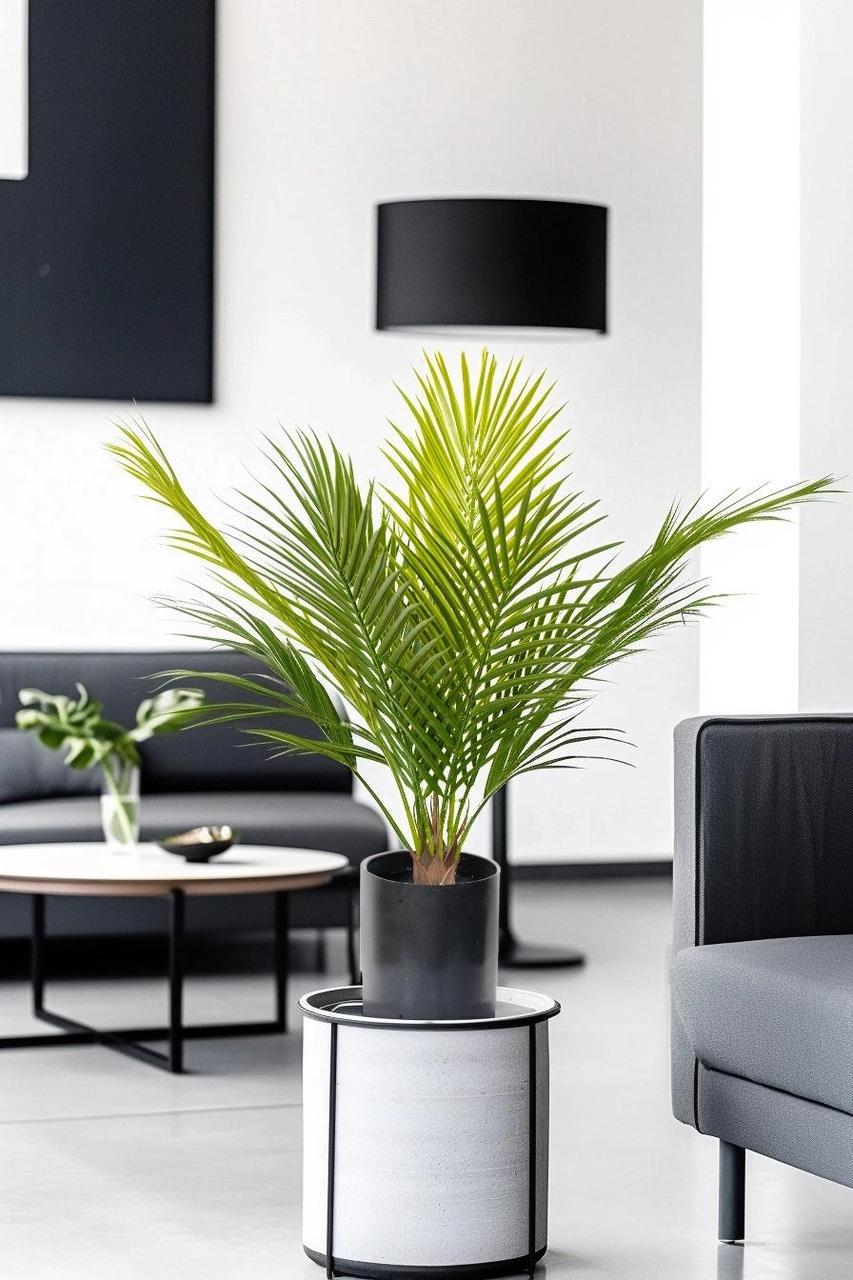 Искусственное растение пальма Greenflowers 211888 Хамедорея 50 см