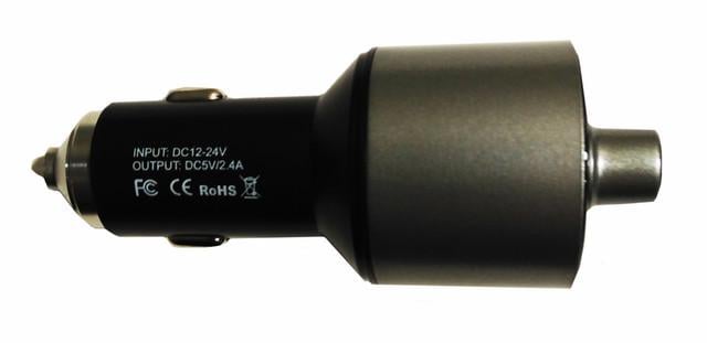 Модулятор FM Hoco E19 Bluetooth с зарядным устройством 2xUsb 2.4A (000022642) - фото 3