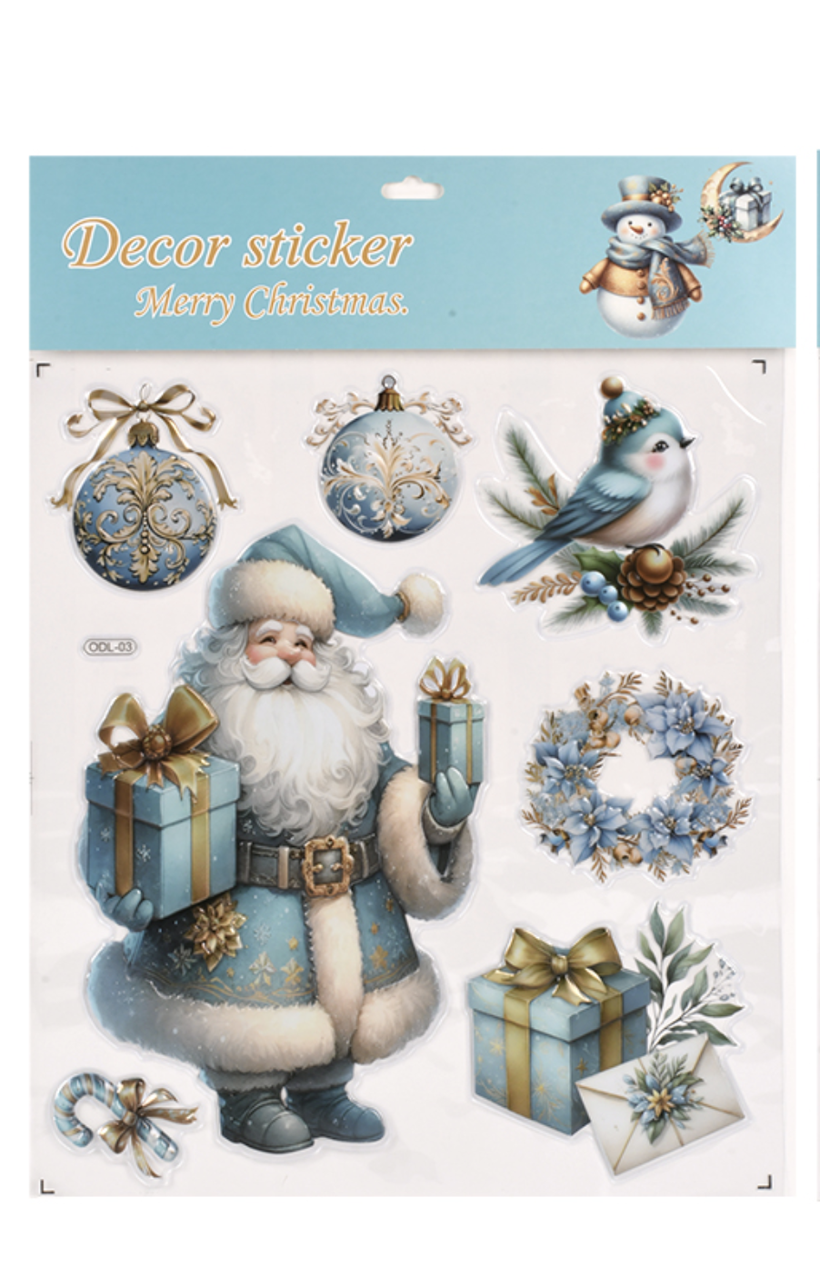 Наклейка на окна Merry Christmas 31,5х42,5 см (R33994) - фото 2 Наклейка на окна Merry Christmas 31,5х42,5 см (R33994) - фото 2