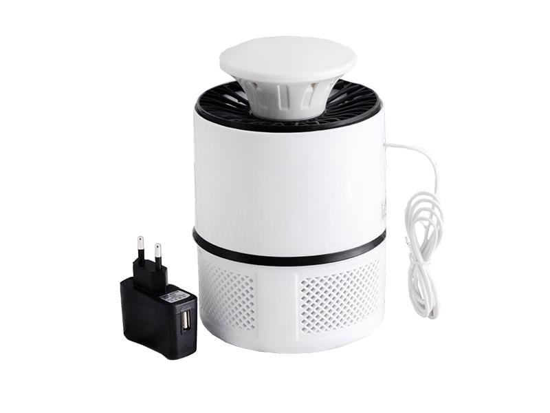 Світильник світлодіодний від комарів Lemanso LM3401 5W 110-240V USB з адаптером PP Білий (2890)