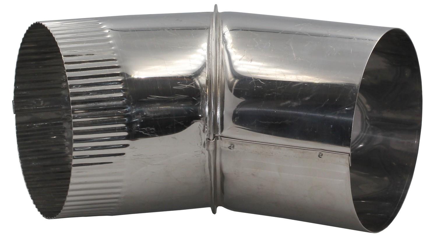 Колено 45° нержавеющая сталь d 100 мм 0,5 мм (ST211)