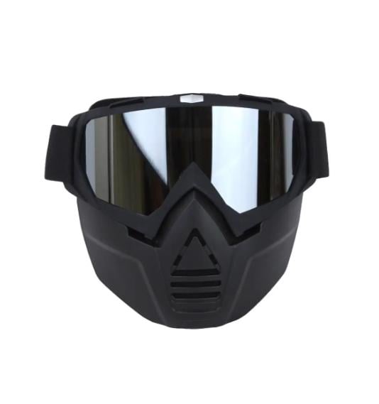 Маска для зимових видів спорту на все обличчя дзеркальна лінза (МГ-1019-32)