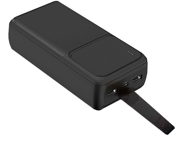 Внешний портативный аккумулятор DEXIM DCA0051 30000 mAh Черный (DCA0051_1560)