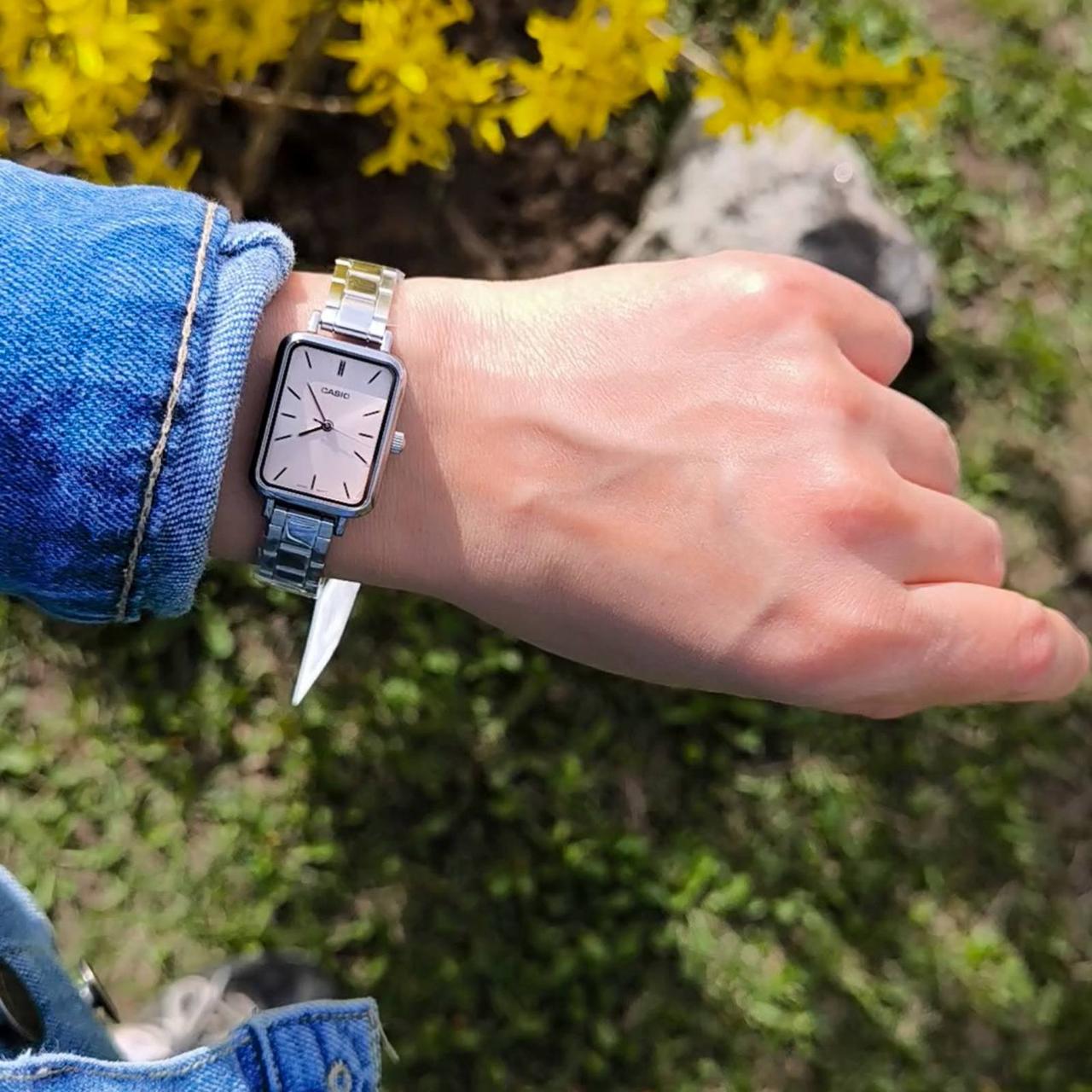 Наручний годинник жіночий Casio LTP-V009D-4E Срібний/Рожевий (2554482576) - фото 9