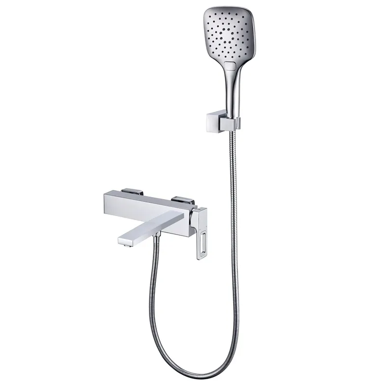 Змішувач для ванни з коротким зливом KOER KB-41009-01 Хром (KR6017)