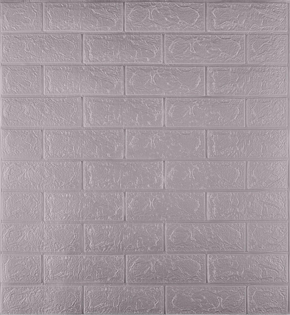 3D-панель декоративная самоклеящаяся под кирпич 700x770x3 мм Rose Gold (347-3)