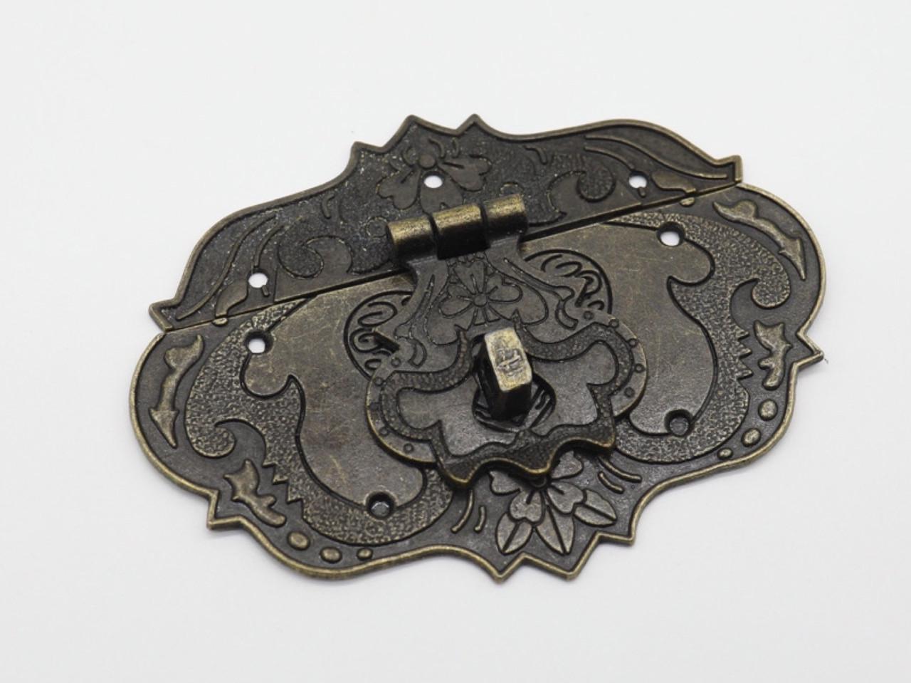 Замок декоративный металлический 97х73 мм Антик (30954868)