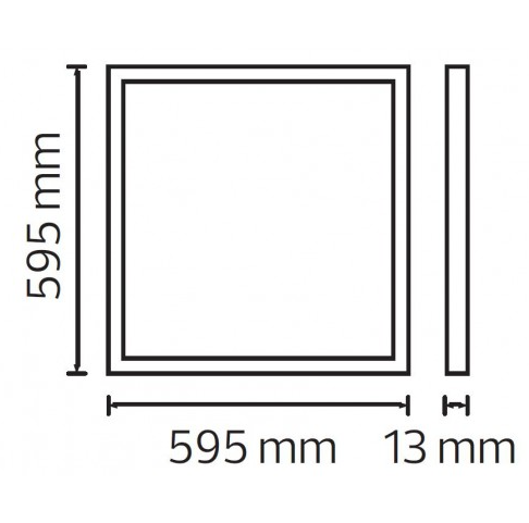 Панель ART STANDART LED 48 Вт 6400К 600x600 мм (s122001) - фото 2