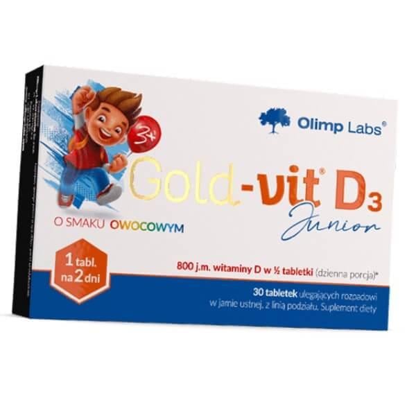 Витамины для детей Olimp Nutrition Gold-Vit D3 Junior 30 таб.